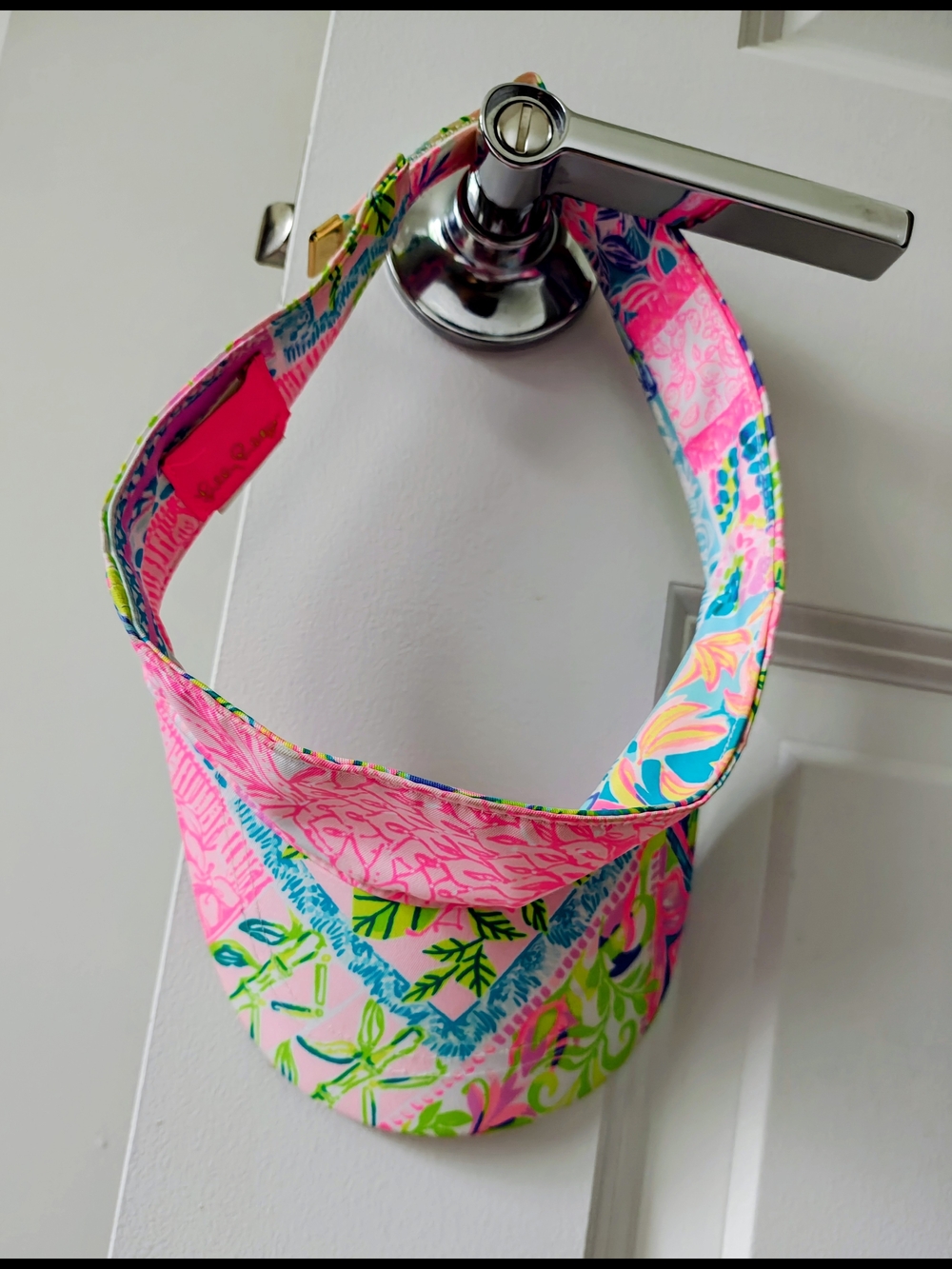 Lilly Pulitzer Pink Multicolor Printed Visor